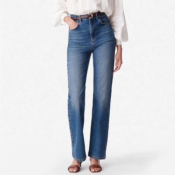 Vanessa Bruno Denim - Vanessa Bruno high waisted straight leg jeans size 34 USA 2